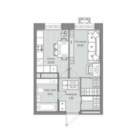 36,2 м², 1-комнатная квартира 6 644 510 ₽ - изображение 26
