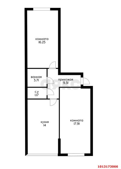 65 м², 2-комнатная квартира 7 950 000 ₽ - изображение 1