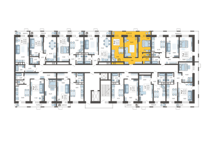 60 м², 2-комнатная квартира 5 900 000 ₽ - изображение 134