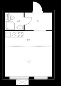 Квартира 27,3 м², студия - изображение 1