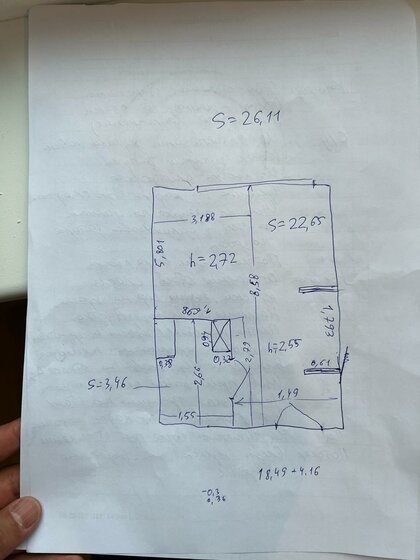 27 м², квартира-студия 5 900 000 ₽ - изображение 1