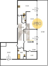 156,9 м², 3-комнатная квартира 27 900 000 ₽ - изображение 164