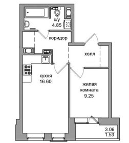 38 м², 1-комнатная квартира 6 700 000 ₽ - изображение 66