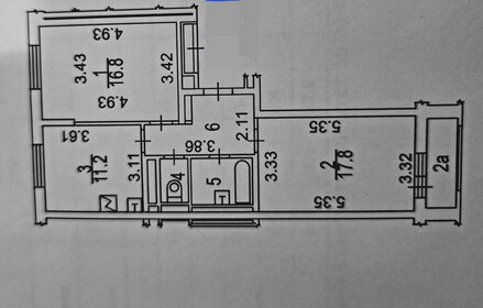 58 м², 2-комнатная квартира 18 000 000 ₽ - изображение 16