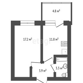38,4 м², 1-комнатная квартира 7 680 000 ₽ - изображение 47
