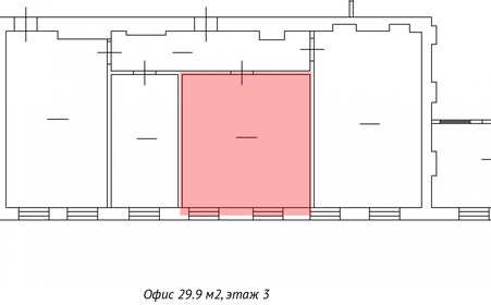 29,9 м², офис - изображение 5