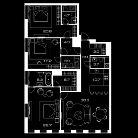 132,5 м², 3-комнатная квартира 110 000 000 ₽ - изображение 82