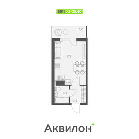 28 м², квартира-студия 5 400 000 ₽ - изображение 112
