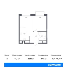 37 м², 1-комнатная квартира 7 350 000 ₽ - изображение 21