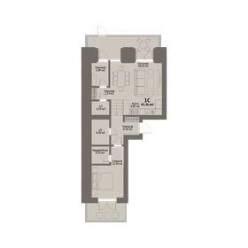 67,8 м², квартира-студия 9 490 600 ₽ - изображение 27