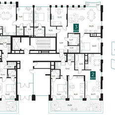 Квартира 133,8 м², 3-комнатная - изображение 2