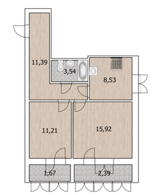 37,6 м², 2-комнатная квартира 4 450 000 ₽ - изображение 76