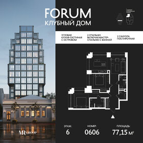 Квартира 77,2 м², 2-комнатная - изображение 1