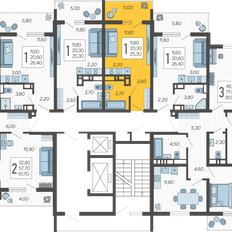 Квартира 25,3 м², студия - изображение 2