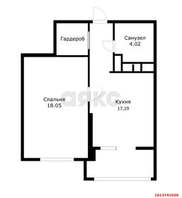 Квартира 45,2 м², 1-комнатная - изображение 1