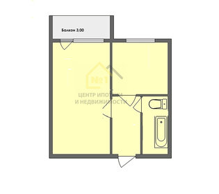 Квартира 35,2 м², 1-комнатная - изображение 5