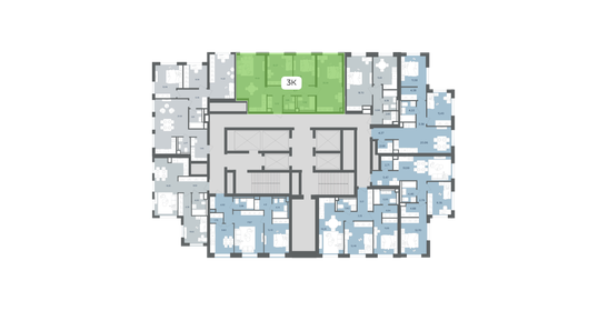 Квартира 75,7 м², 3-комнатная - изображение 2