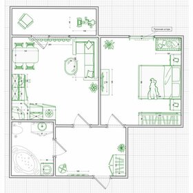 45,3 м², 1-комнатные апартаменты 11 500 000 ₽ - изображение 70