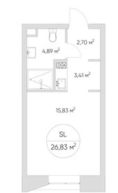 30,5 м², апартаменты-студия 10 900 000 ₽ - изображение 72