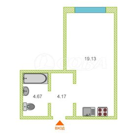 Квартира 28 м², студия - изображение 1
