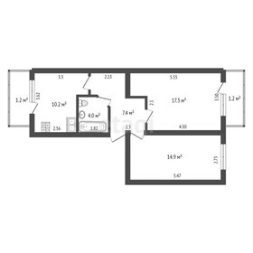 44,5 м², апартаменты-студия 5 120 950 ₽ - изображение 46