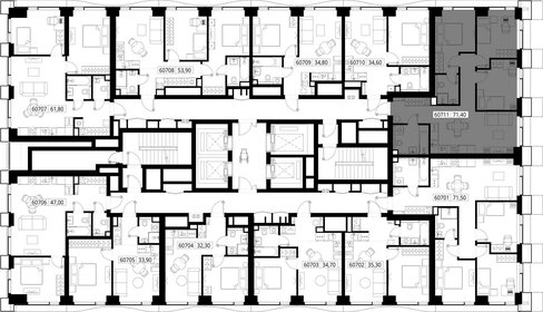 73,2 м², 3-комнатная квартира 23 000 000 ₽ - изображение 141