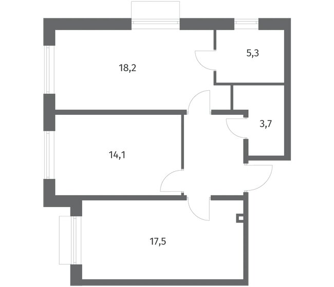 63,9 м², 2-комнатная квартира 21 726 000 ₽ - изображение 49