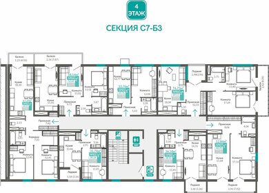 31,5 м², квартира-студия 12 234 600 ₽ - изображение 78