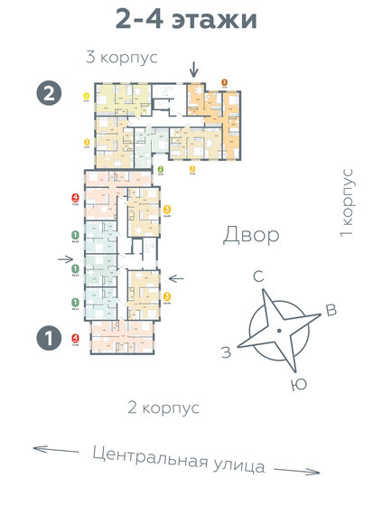 52,7 м², 2-комнатная квартира 6 850 000 ₽ - изображение 4