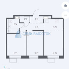 Квартира 54 м², 2-комнатная - изображение 2