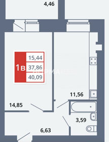 31,4 м², 1-комнатная квартира 2 670 000 ₽ - изображение 42