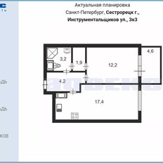 Квартира 40,3 м², 1-комнатные - изображение 3