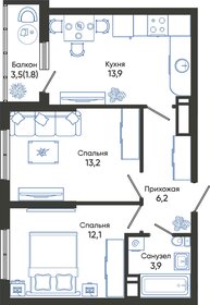 Купить однокомнатную квартиру площадью 50 кв.м. в Муниципальном образовании Котлас - изображение 21