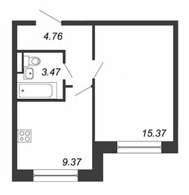 33,9 м², 1-комнатная квартира 9 500 000 ₽ - изображение 87