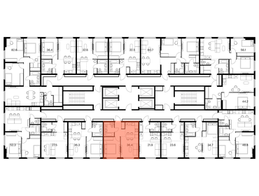 38 м², 1-комнатная квартира 7 850 000 ₽ - изображение 90