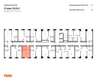 Квартира 24,8 м², студия - изображение 2