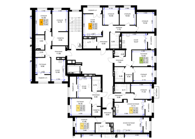 Квартира 79,6 м², 3-комнатная - изображение 2