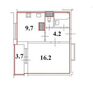 34 м², 1-комнатная квартира 8 390 000 ₽ - изображение 94