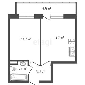 Квартира 37 м², 1-комнатная - изображение 4