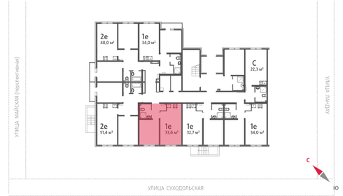 33,6 м², 1-комнатная квартира 3 964 262 ₽ - изображение 25