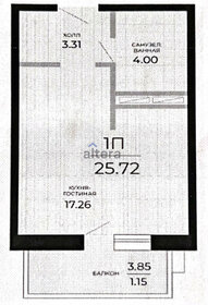 25,7 м², квартира-студия 5 300 000 ₽ - изображение 67