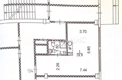 Квартира 40 м², студия - изображение 5