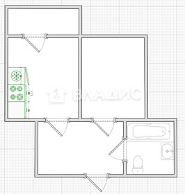 Квартира 34 м², 1-комнатная - изображение 1