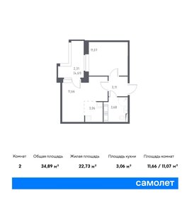 47,7 м², 2-комнатная квартира 6 500 000 ₽ - изображение 52