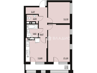 62,9 м², 2-комнатная квартира 9 500 000 ₽ - изображение 40
