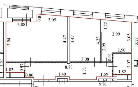 Квартира 69,4 м², 3-комнатная - изображение 1