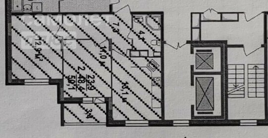 Квартира 48,4 м², 2-комнатная - изображение 1