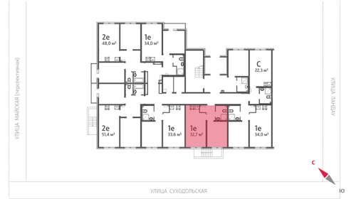 32 м², 1-комнатная квартира 3 530 000 ₽ - изображение 31