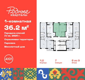 Квартира 36,2 м², 1-комнатная - изображение 2