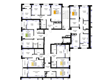 Квартира 79,7 м², 3-комнатная - изображение 2